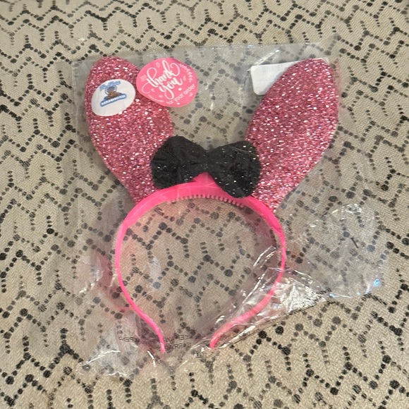 Pink LED Bunny Ears- NWT - Picture 1 of 5